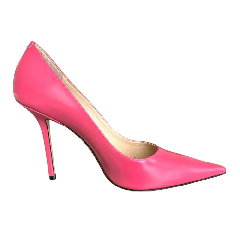 🆕 Jimmy Choo Love 100 Pumps Heels Pink - Picture 5 of 12